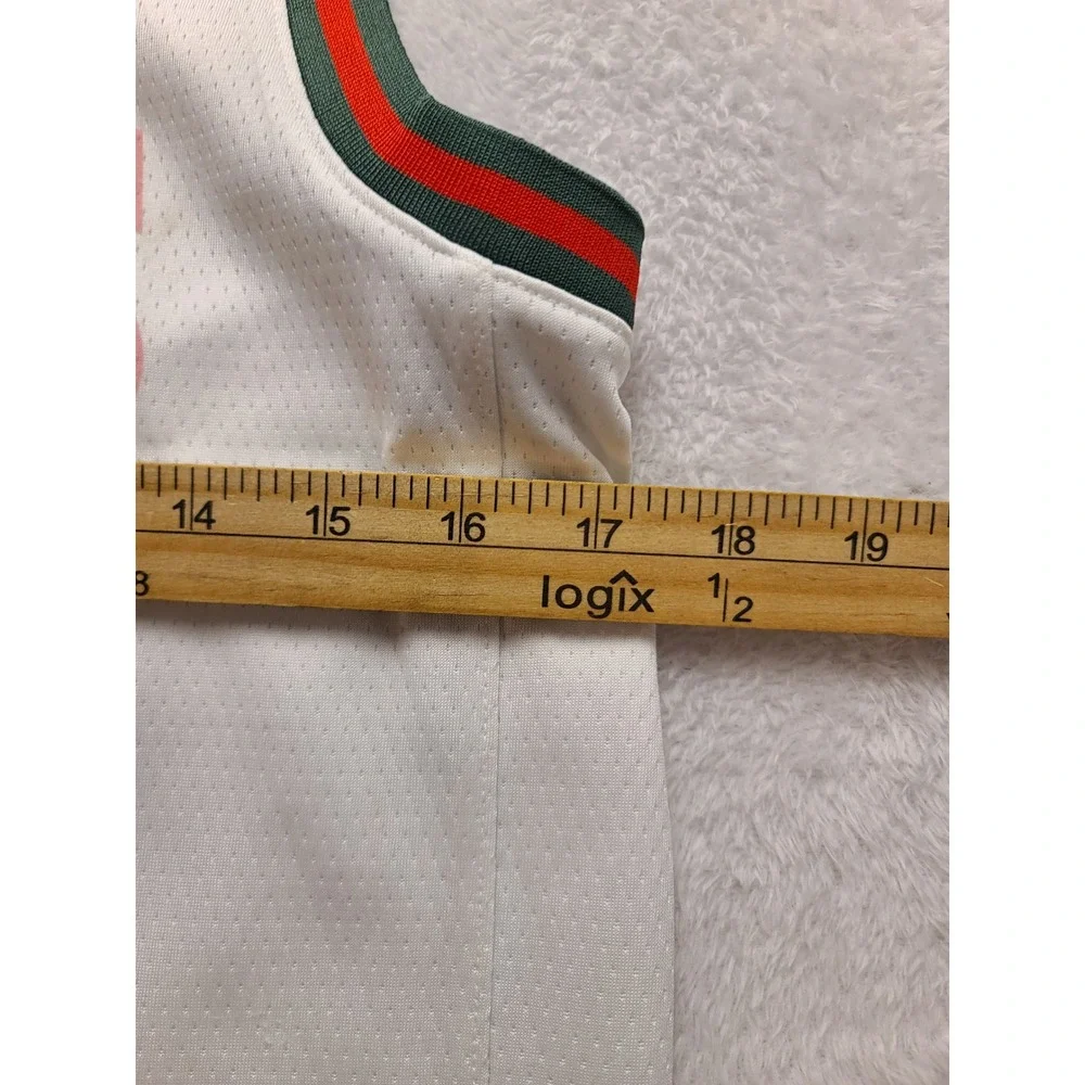 Nike Milwaukee Bucks Giannis Antetokounmpo 34 Jersey White Harley Davidson  M